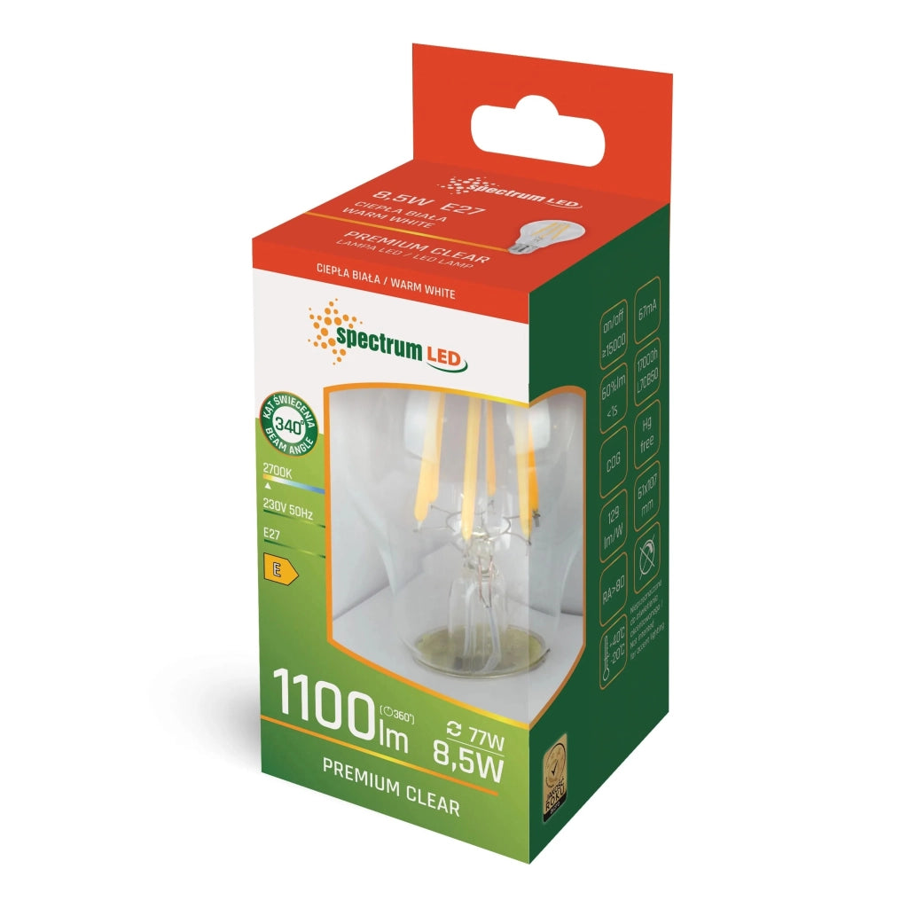 Bulbo Led Gls E-27 8,5w Woj+14595