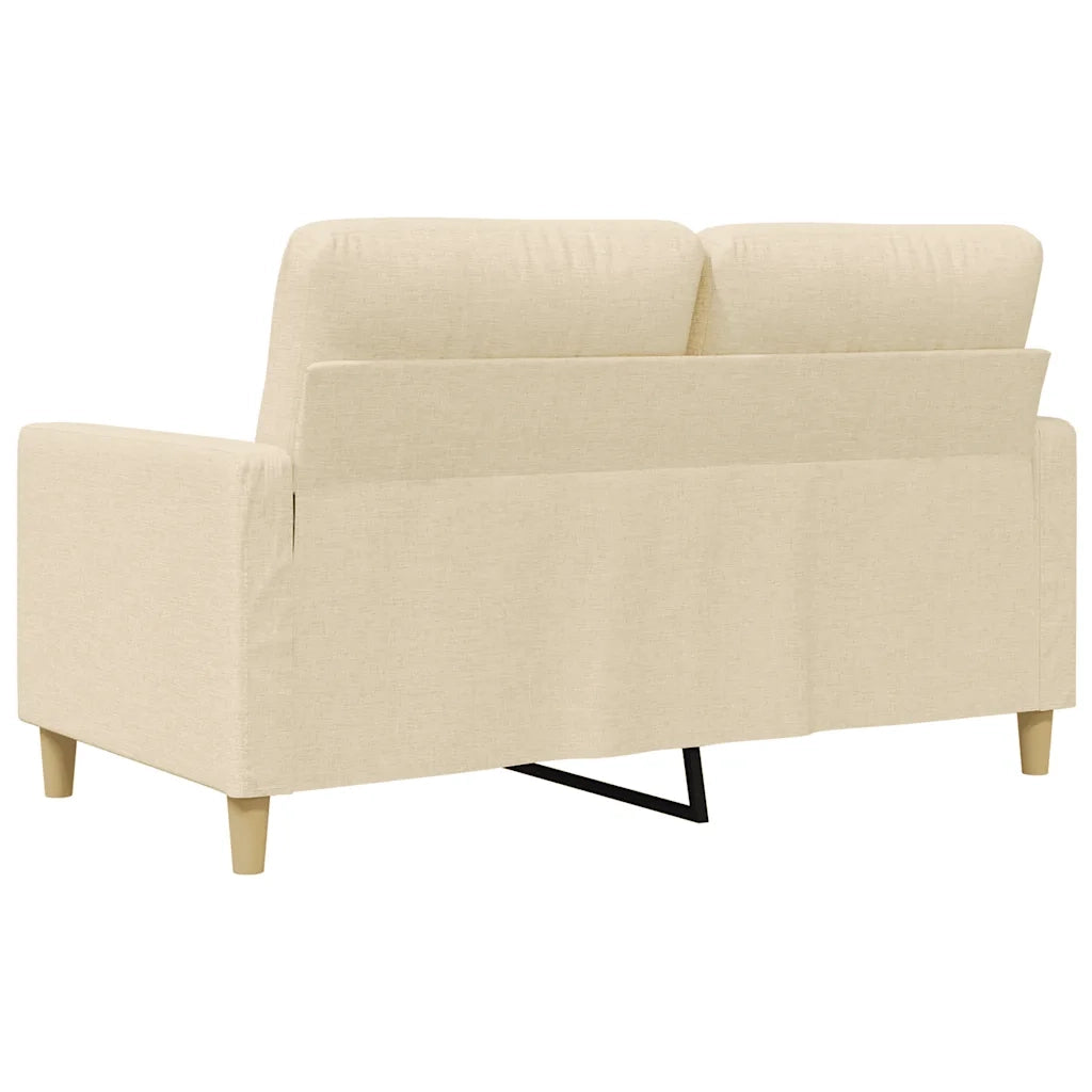 Divano a 2 Posti-Sofa 2 Posti Crema 120 cm in Tessuto 143161