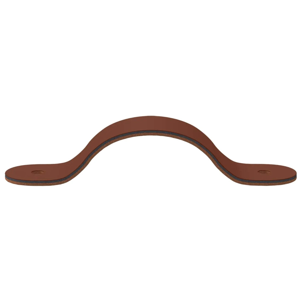 Maniglie per Armadi 2 pcs Marrone 140 x 25 x 2,3 mm PU 864725