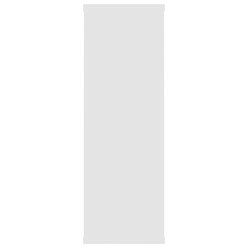 Mensole a Muro Bianche 104x20x58,5 cm in Legno Multistrato 800324