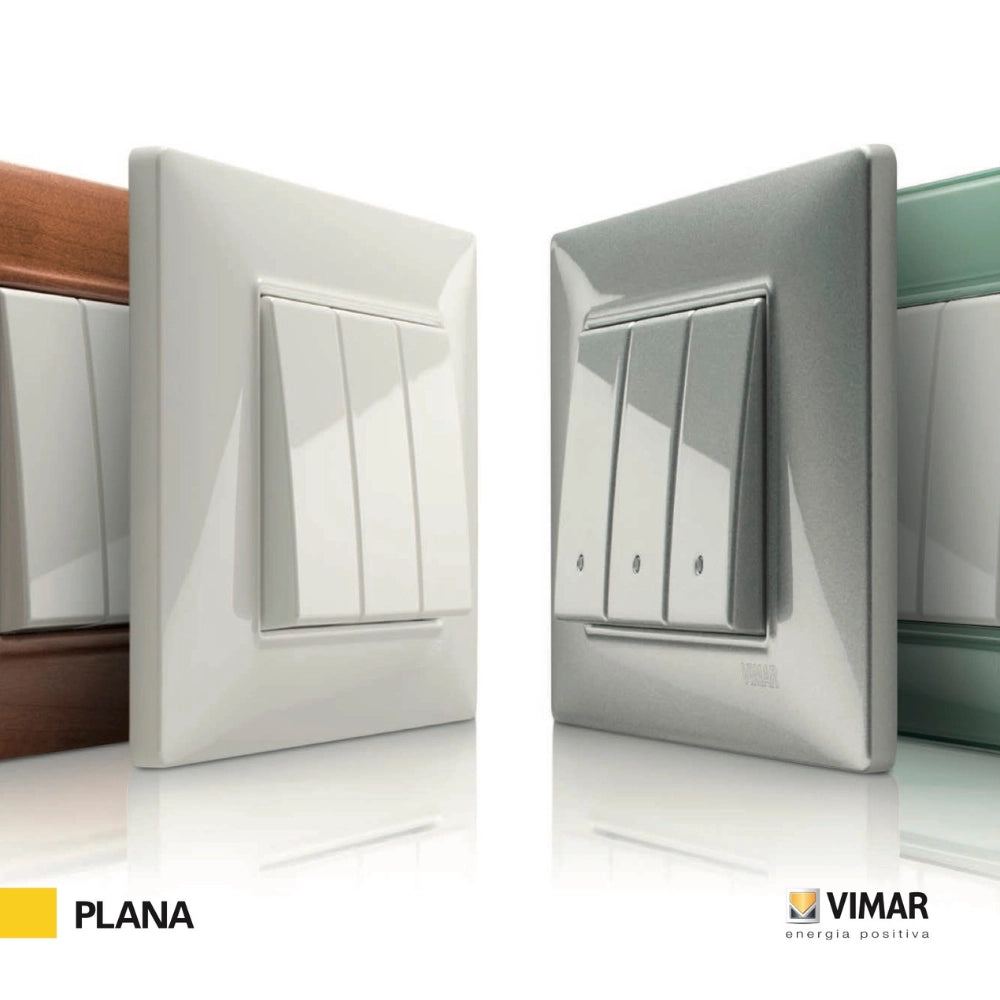 Vimar plana 10 pezzi supporto scatola 3 moduli 14613
