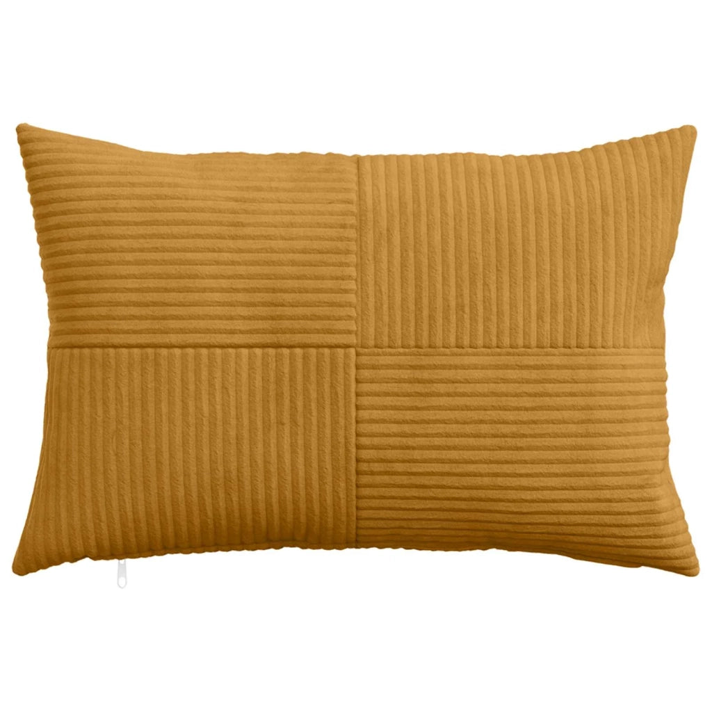 Federa 2 pcs ALMELO Giallo 40 x 60 cm corduroy 914403