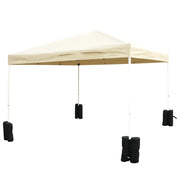Sacchi di Zavorra per Gazebo ¨C Zephmum ¨C Nero 4 Pz
