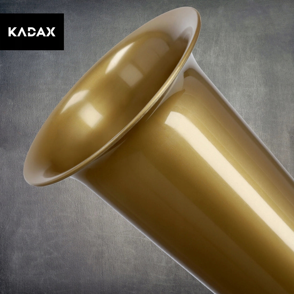 Vaso KADAX Bottiglia per Cimitero Lapide 23cm Lapide per Fiori Oro