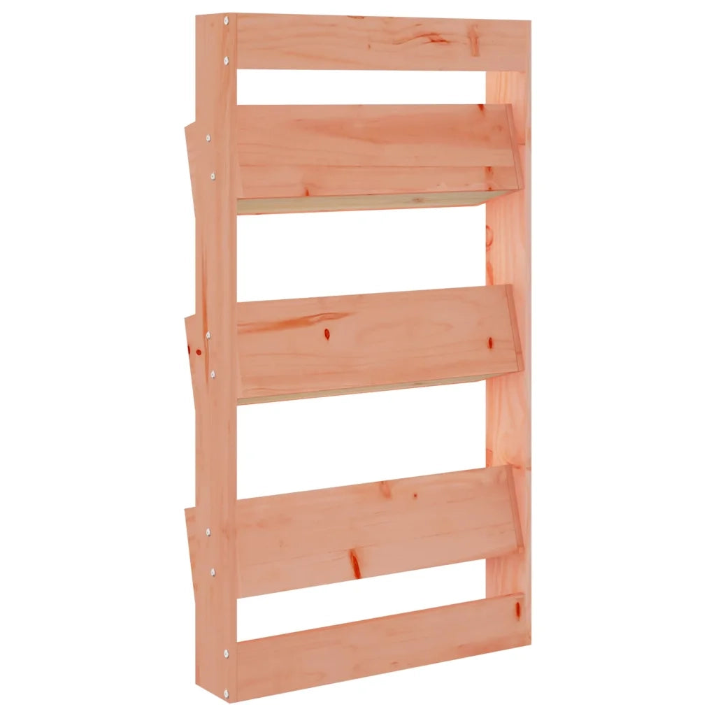 Fioriera da parete in legno massello di abete di Douglas 60 x 18,5 x 110 cm design verticale ergonomico giardino moderno 02_0048494