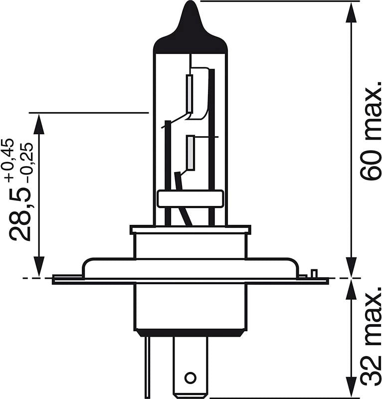 BOSCH LAMPADINA 1 PZ H7 55W 12V