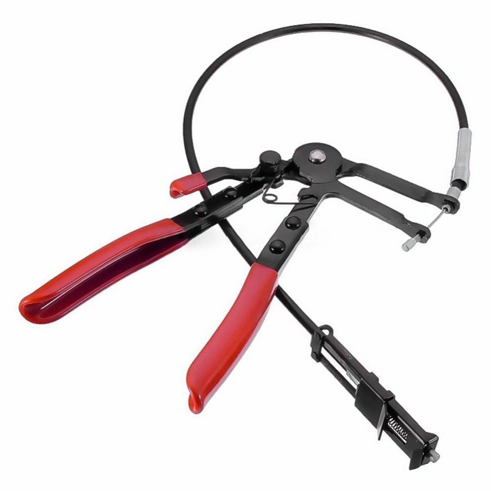 Pinza stringi fascette per manicotti auto moto con cavo flessibile