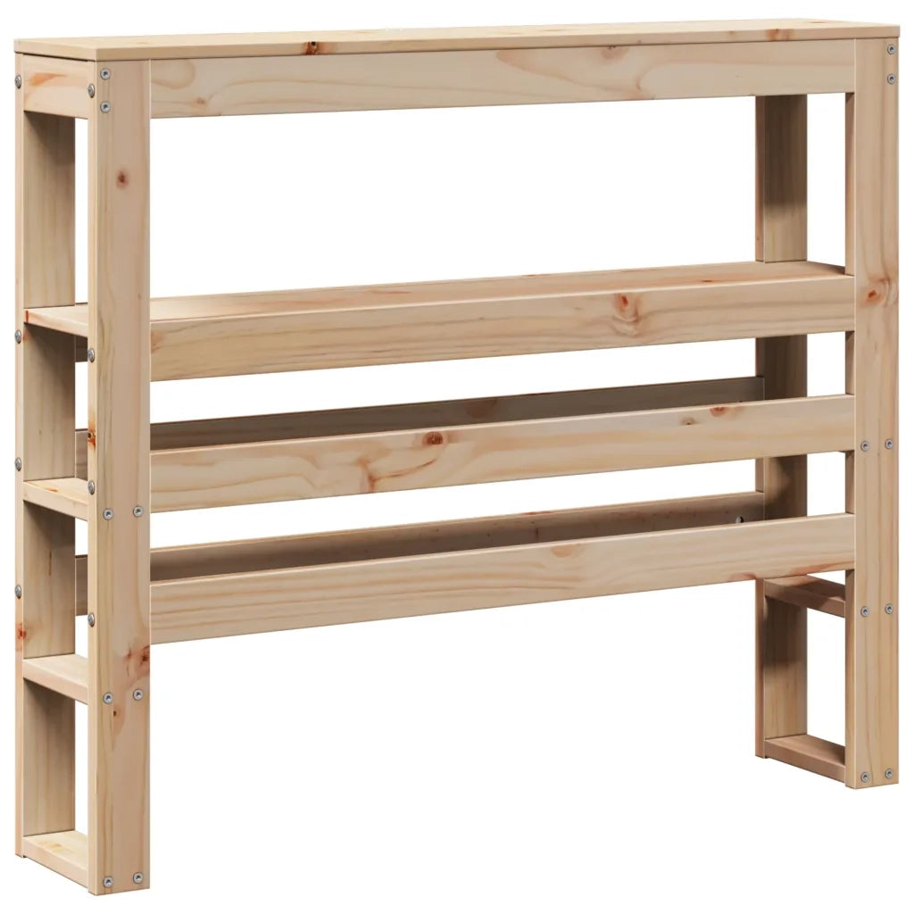 Letto senza Materasso-Struttura Letto 90x190 cm in Legno Massello di Pino 499333