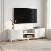 Supporto TV 140 x 34.5 x 40 cm Bianco Lucido 8011490