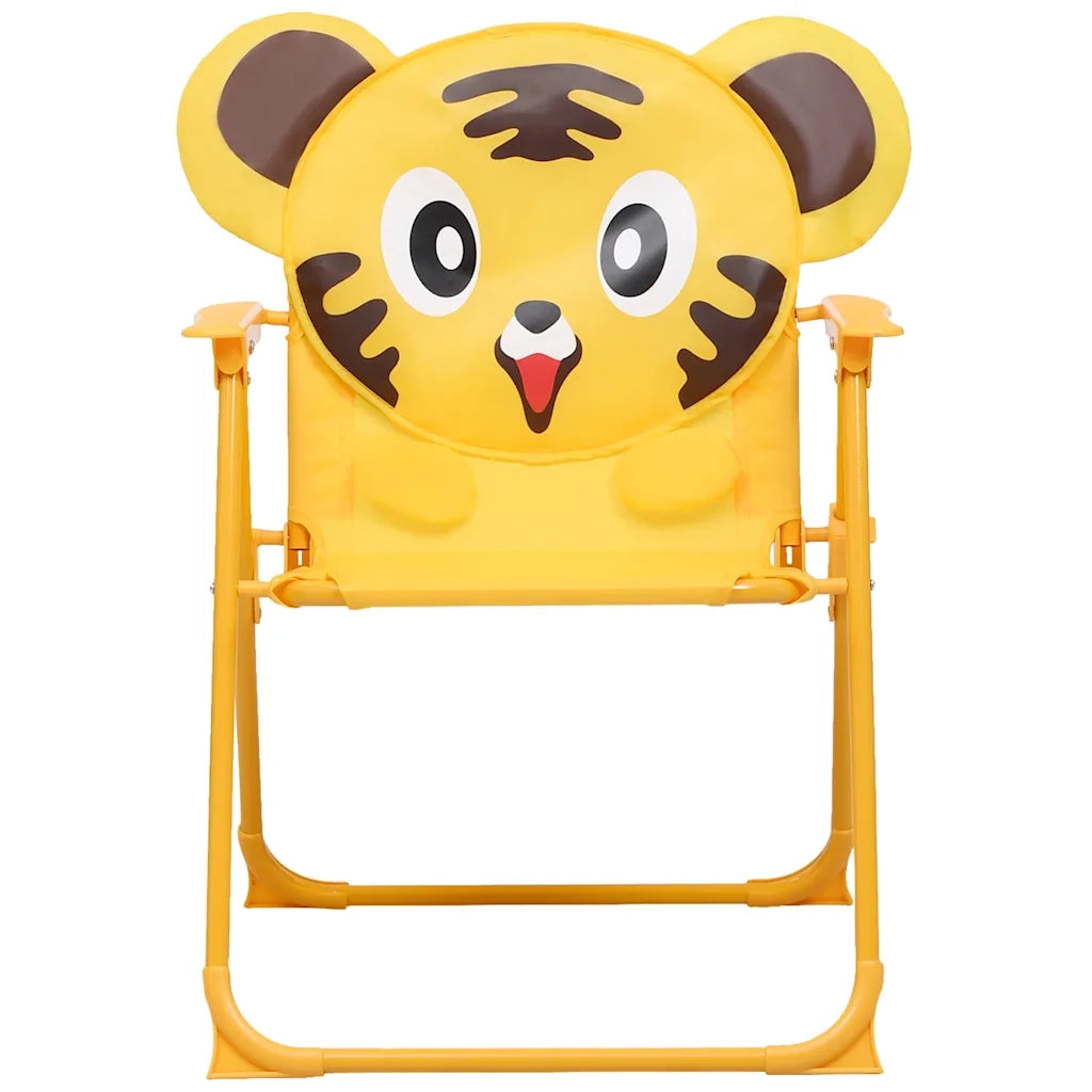 Set da Bistrot da Giardino | Set Salotto da Giardino per Bambini con Ombrellone Giallo