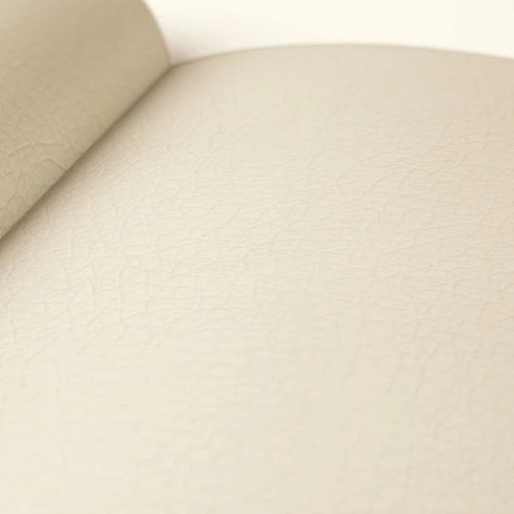 Pouf KEREK (bianco, similpelle)