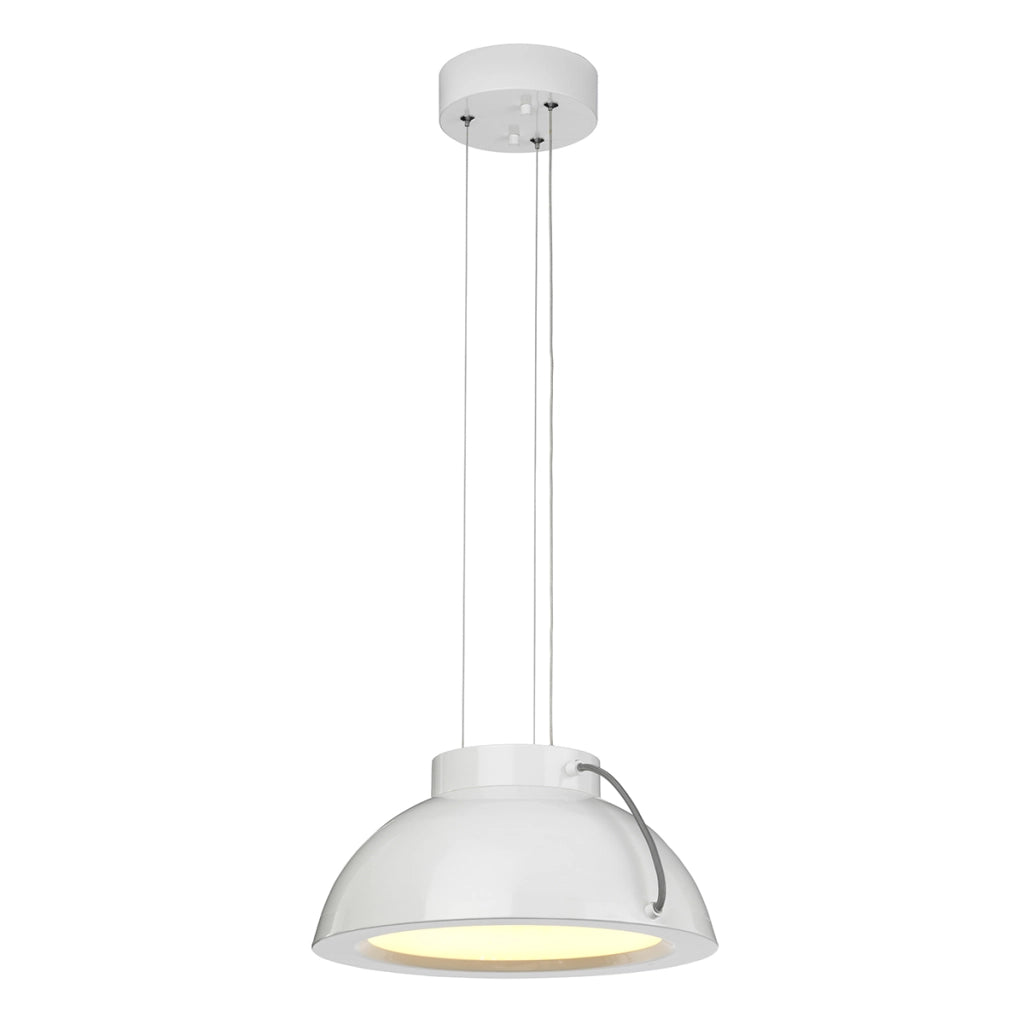 Lampada sospensione moderna bianca Ø35 Europa LED20W Elstead