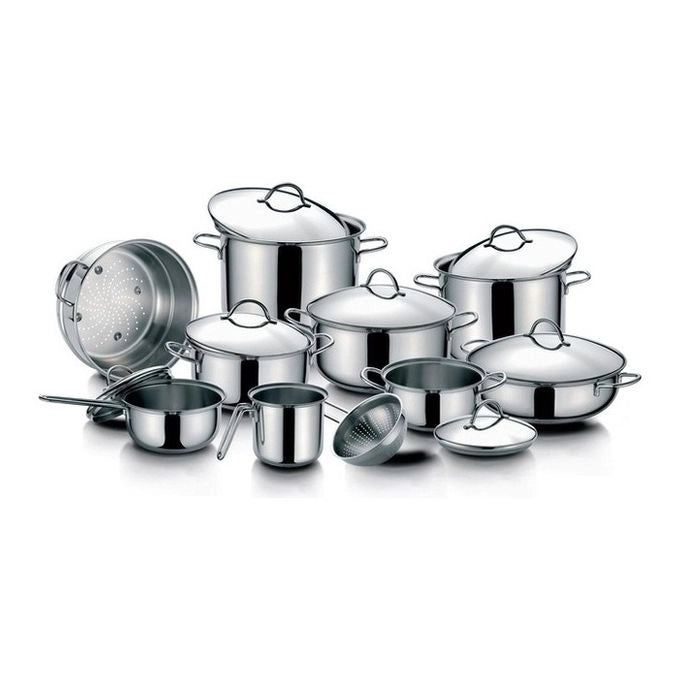 Barazzoni 266102028 Bonita Casseruola in Acciaio Inox 28 cm con Fondo Tripla Strato adatto a tutte le Fonti di Calore incluso Induzione Lavabile in Lavastoviglie colore Antracite