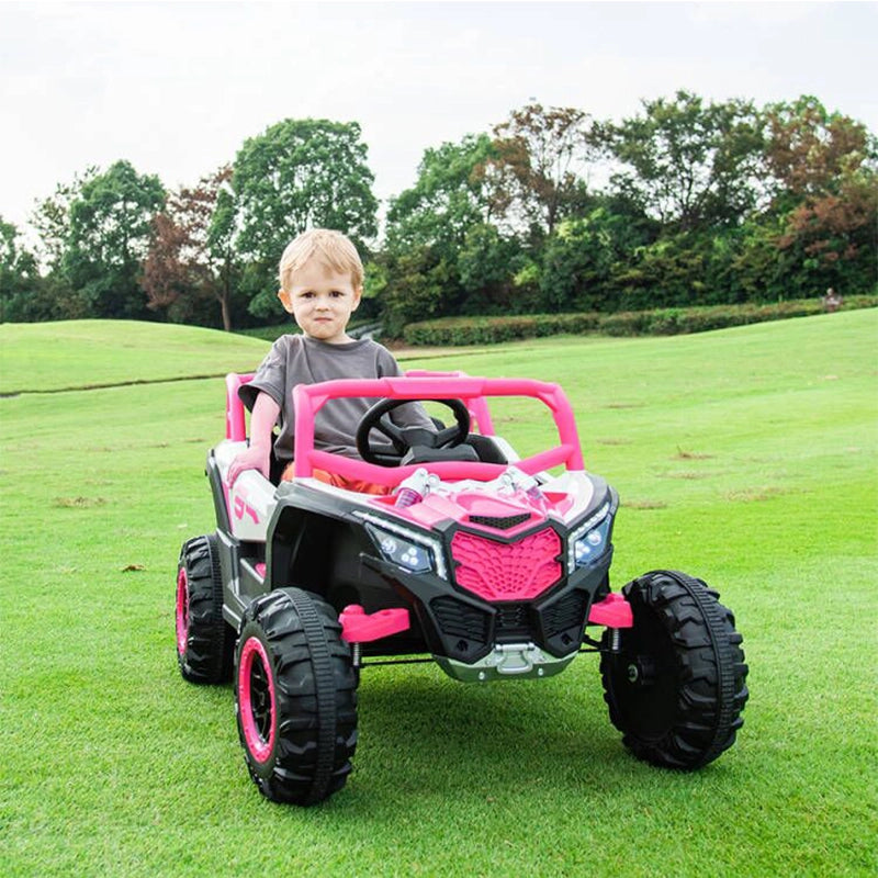 Auto elettrica per bambini ¨C Xylo ¨C 2 posti, telecomando, verde