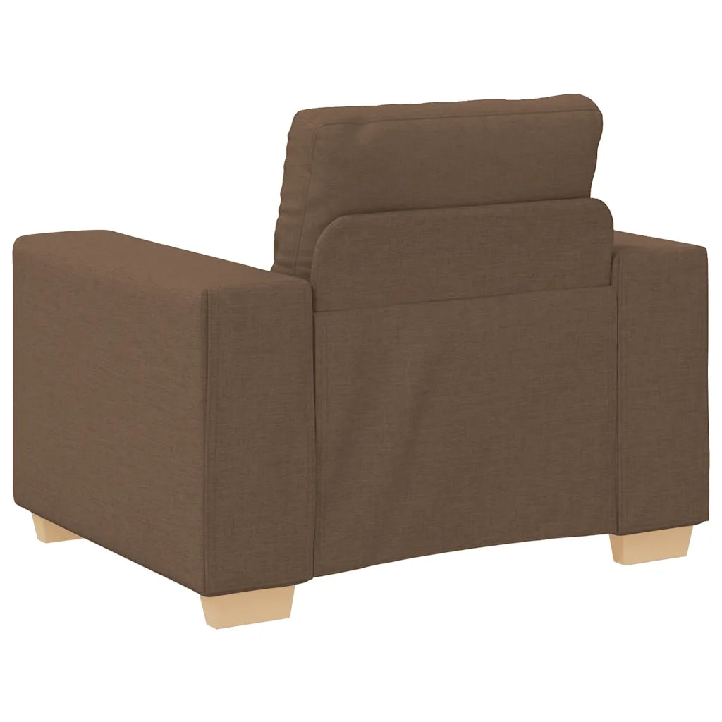 Divano Sedia Marrone 100x78x80 cm in Tessuto 4105062