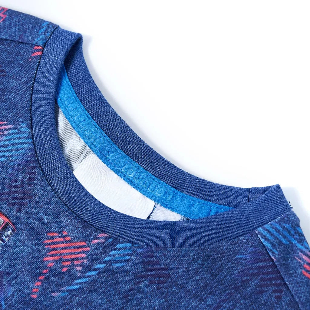 Maglietta da Bambino Blu Scuro M¨¦lange 104
