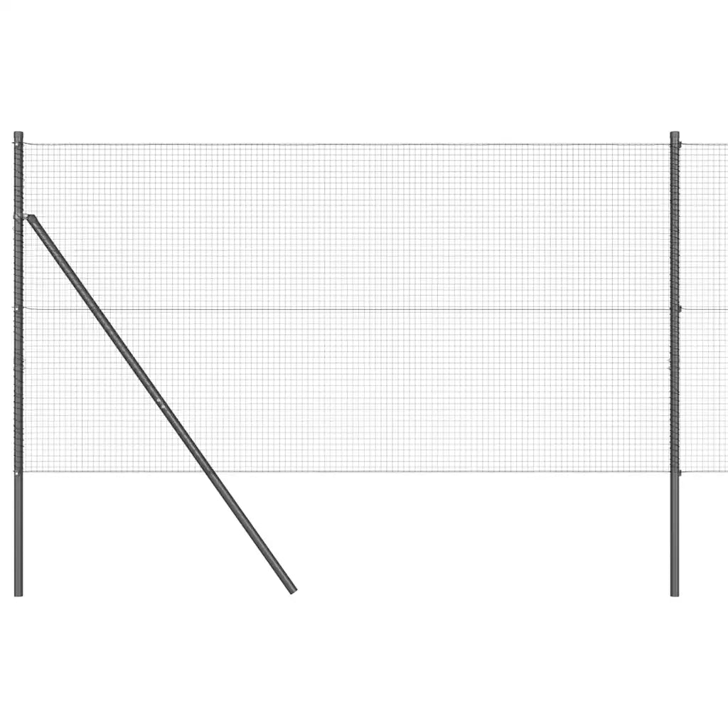 Palo della recinzione Grigio 25 x 1,4 m (rete da 19 x 19 mm)