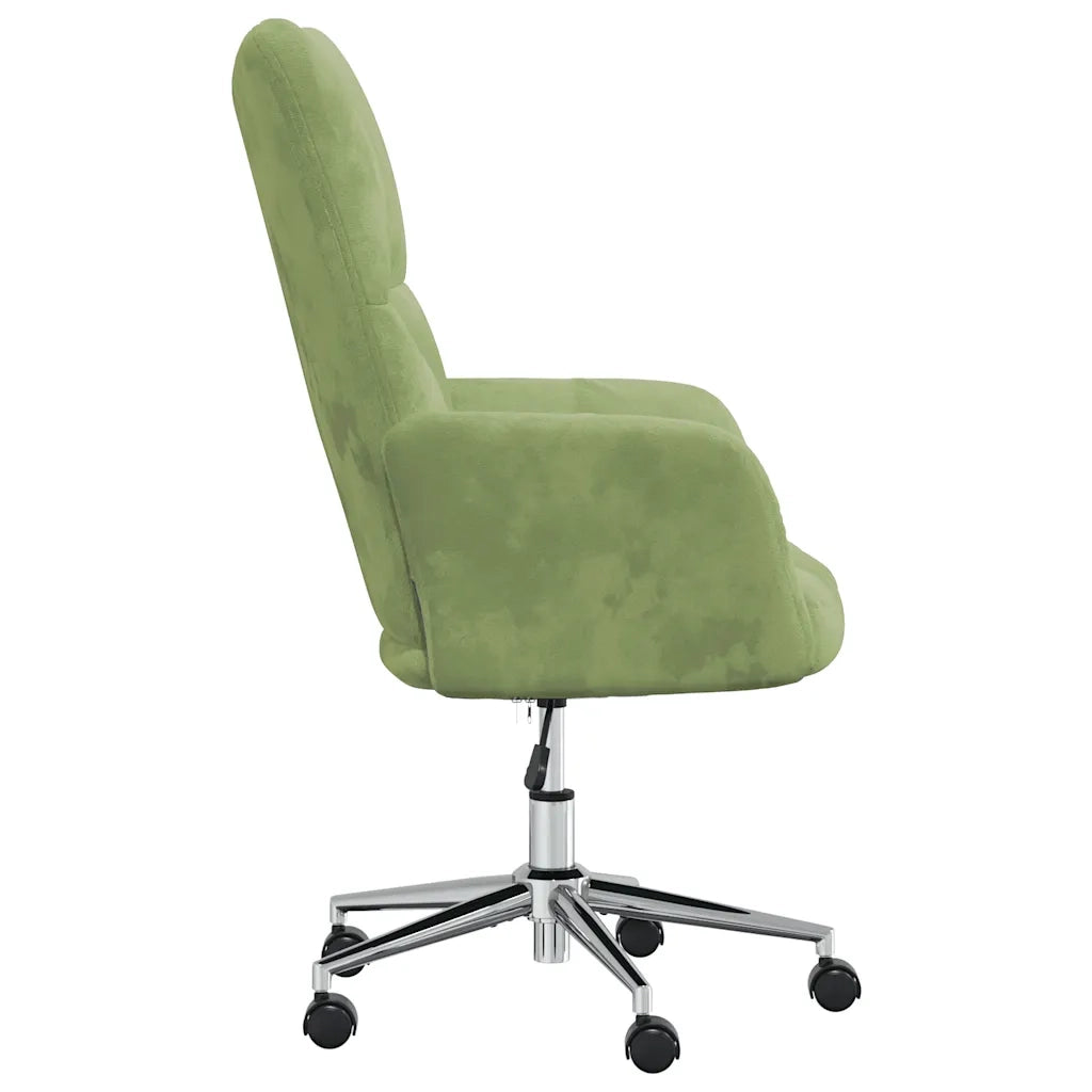 Sedia Relax Verde Chiaro in Velluto 328164