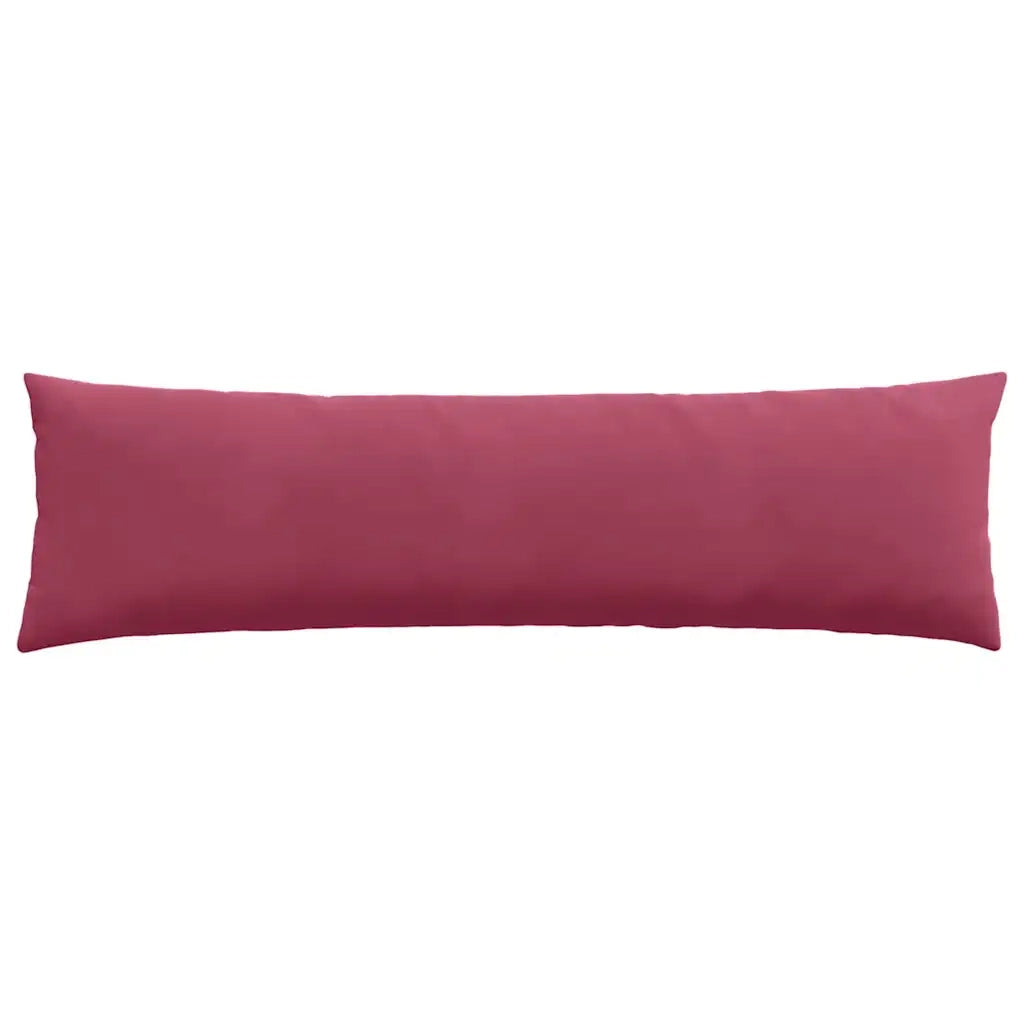 Cuscini da Divano 2 pcs Rosso Vino 145 x 40 cm Tessuto in Cords 42013847