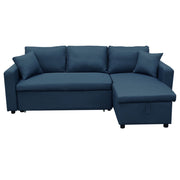 CLARKDivano letto angolare a 3 posti blu