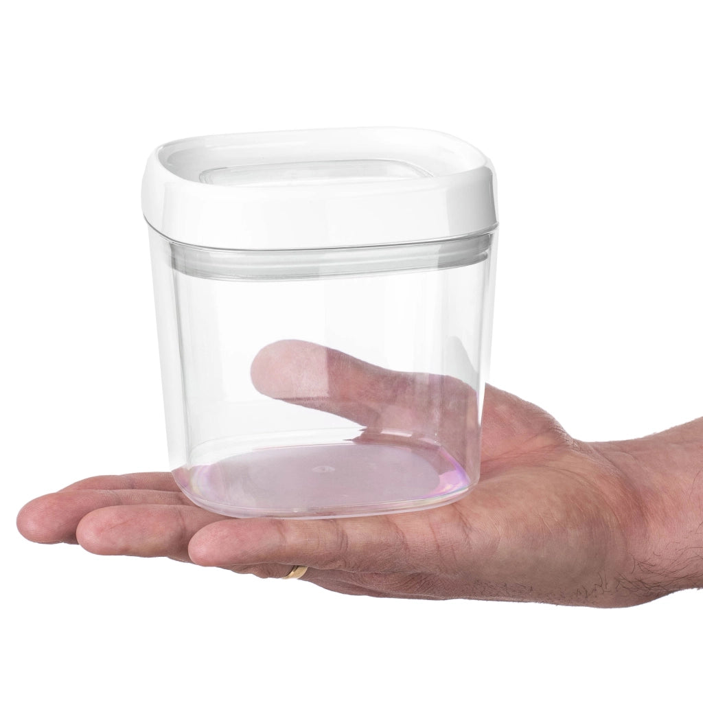Contenitore per alimenti KADAX per spezie e prodotti sfusi con coperchio, 0,6 l, in plastica.
