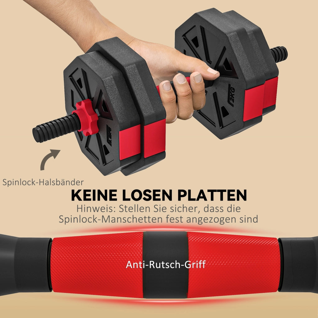 Set Hantel 6 in 1 ¨C Minimal ¨C 15 kg regolabile