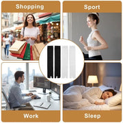 Sokke in Stile Giapponese - 2 Paia - Nero/Bianco - Poliestere Ademabile - Comfortevole - Teensokke