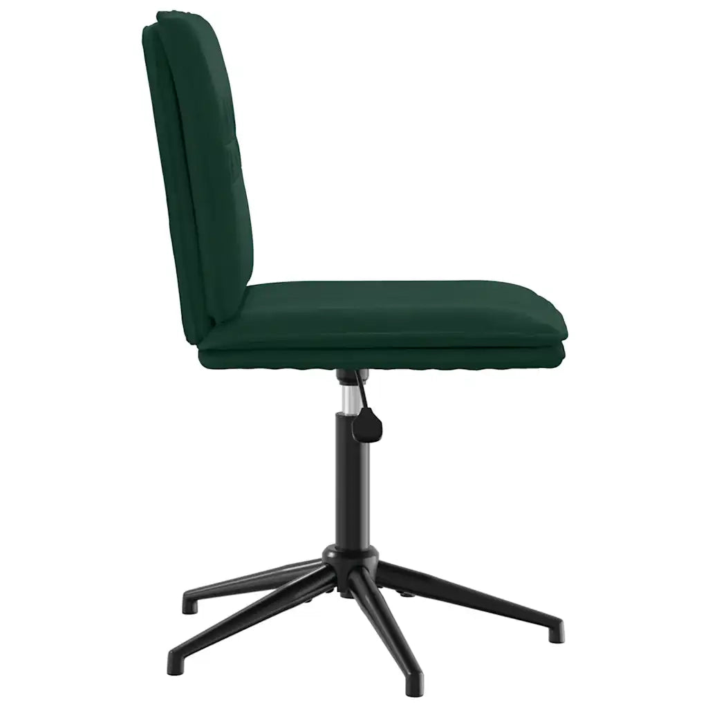 Sedie da Pranzo 2 pz Verde Scuro in Velluto 3315369