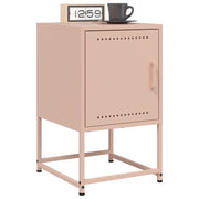 Comodini 2 pz Rosa 36x39x60,5 cm in Acciaio 846449