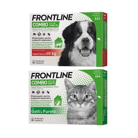 ANTIPARASSITARIO 'COMBO' FRONTLINE gatti e furetti - 1 pipetta - FRONTLINE
