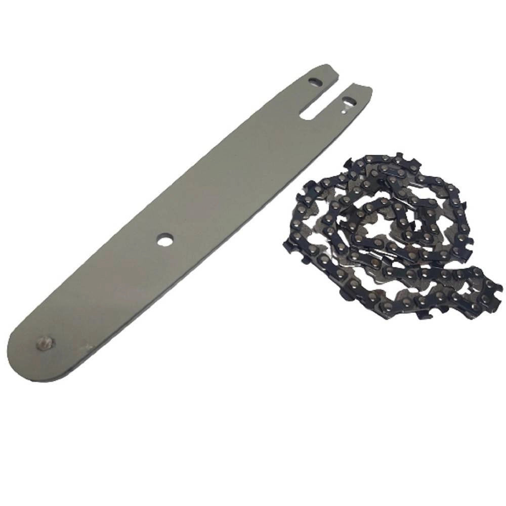 Trade Shop - Kit Barra + Catena 6" Ricambio Da 6 Pollici Per Mini Motosega A Batteria -
