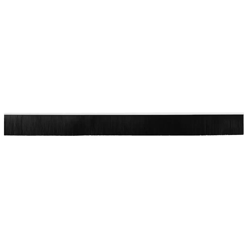 Spazzole per porte a vite 2 pcs Bianco 100 cm Lega di alluminio 42019549