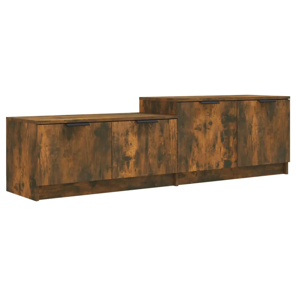 Mobile TV | Armadietto TV | Mobile Porta TV Rovere Fumo 158,5x36x45 cm in Legno Multistrato