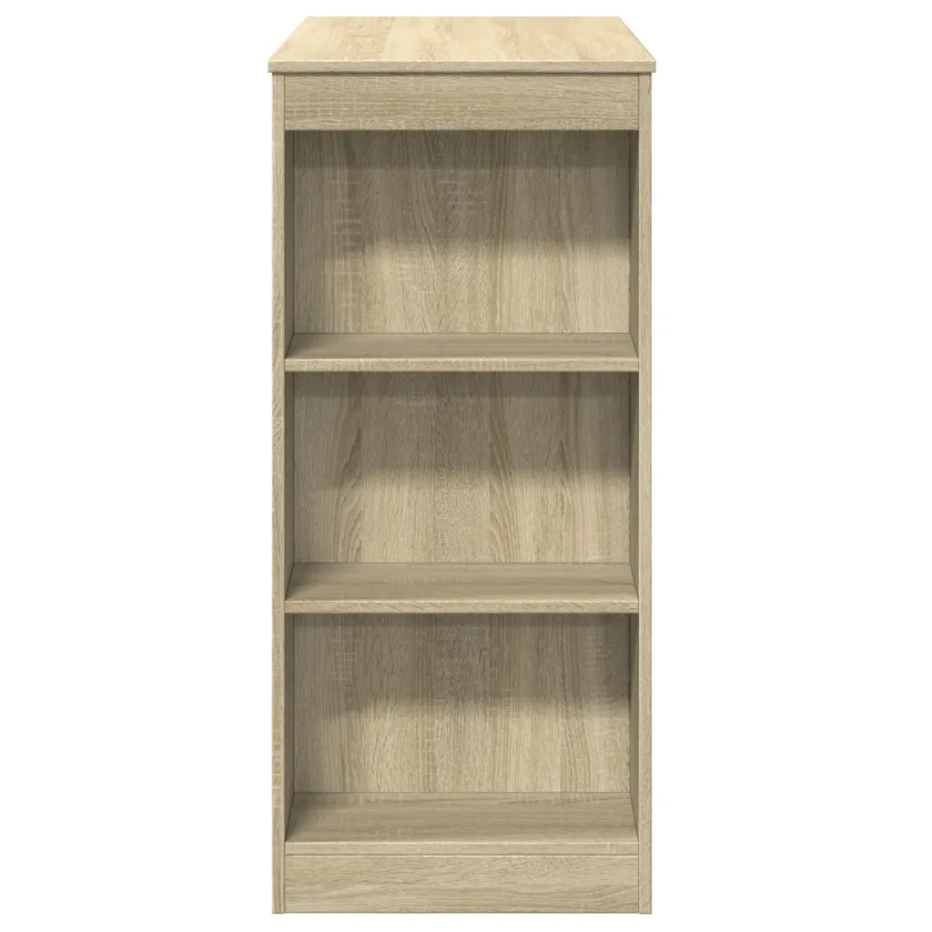 Tavolo Bar con Rastrelliera Sonoma 95x47x103,5 cm Multistrato 854384