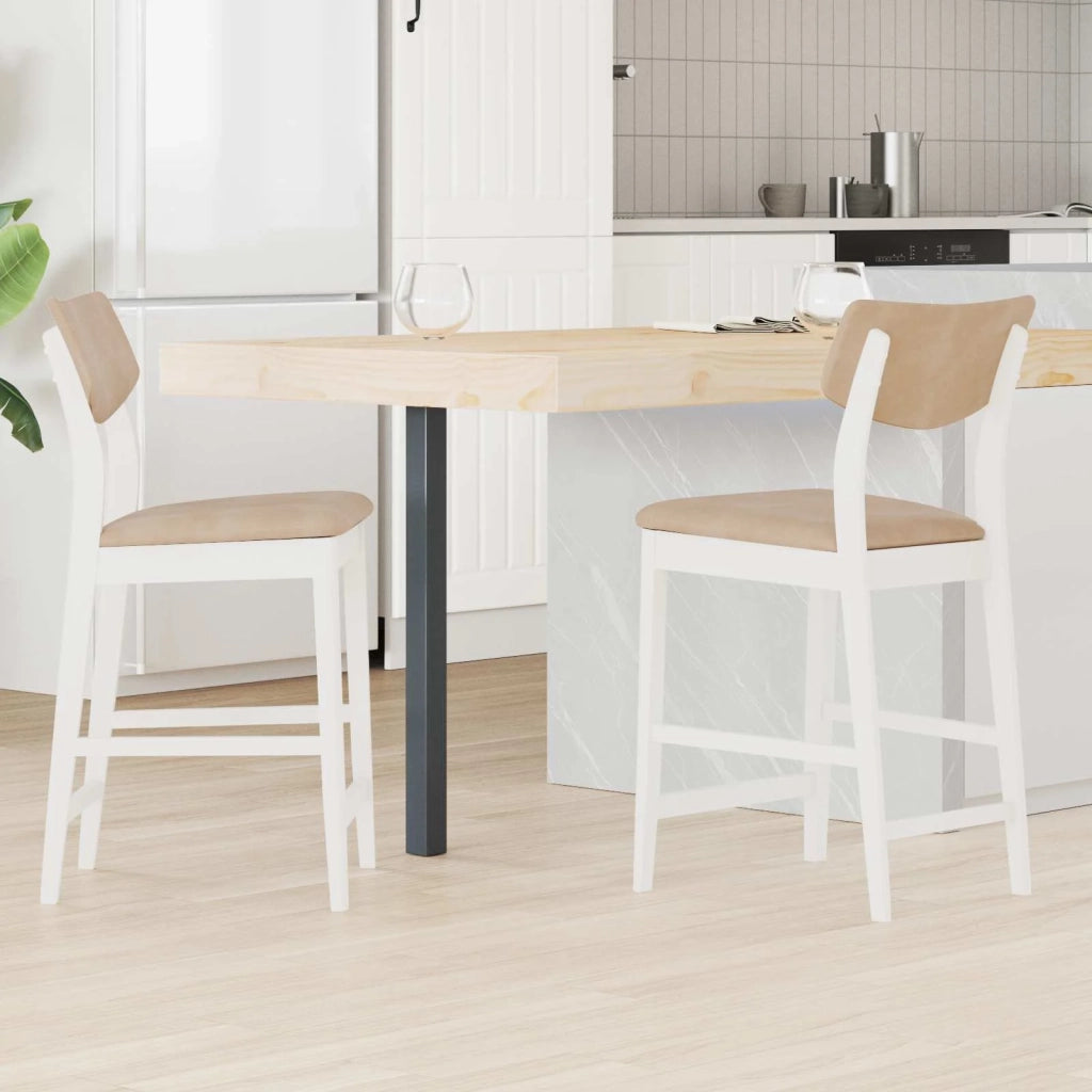 Sedie da pranzo 2 pcs Bianco 48 x 49 x 95 cm 42020481