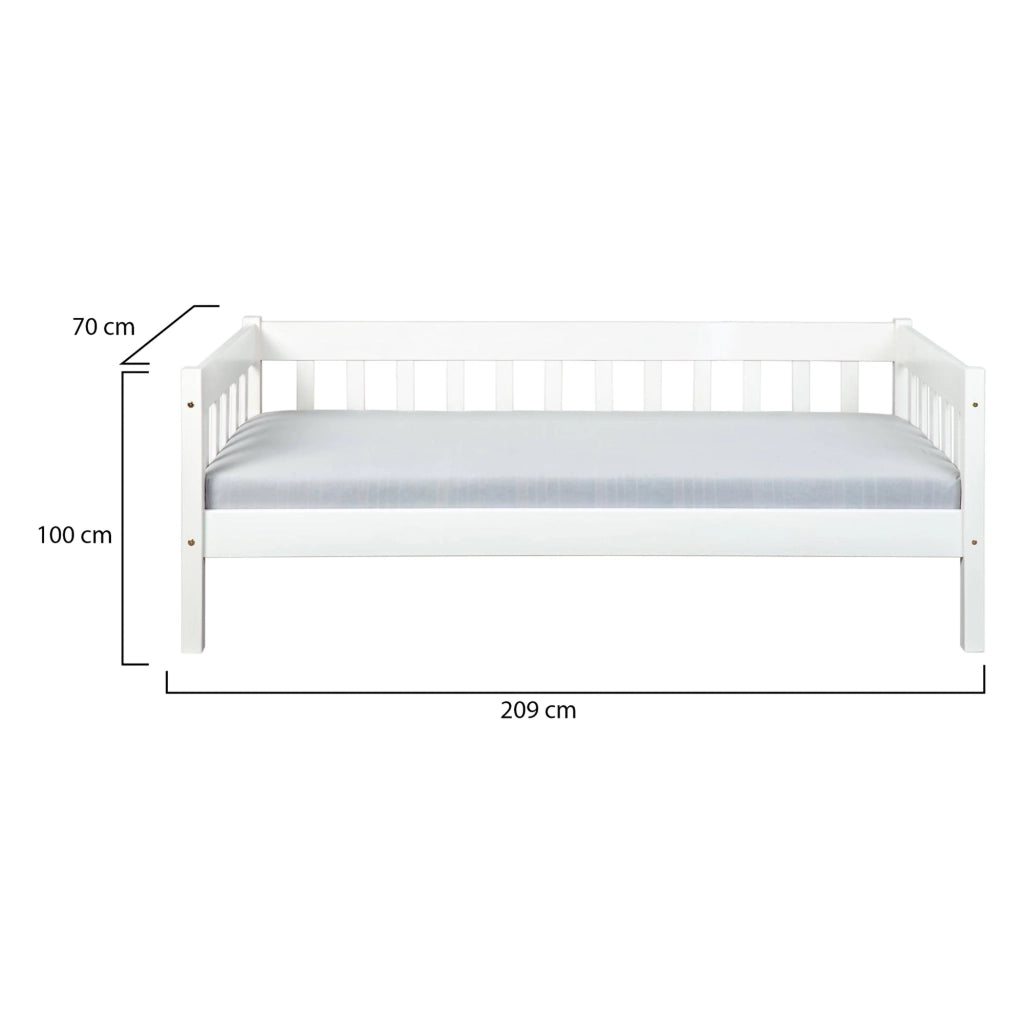 Nobili, Letto Singolo Singolo, Bianco