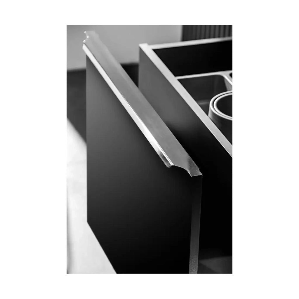 Mobile sottolavabo VANTA 60 cm nero – Modulo sospeso con 2 cassetti