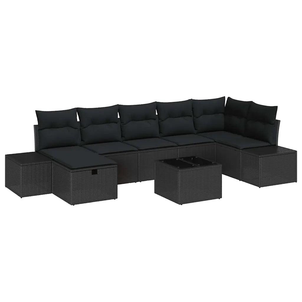 Set di divani con cuscino 8 pcs polyrattan 3360744
