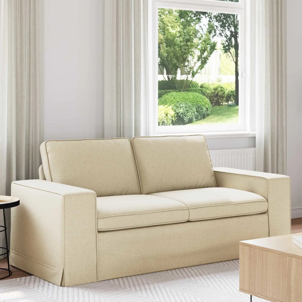 Divano Crema 182 x 80 x 82 cm Tessuto 42024395