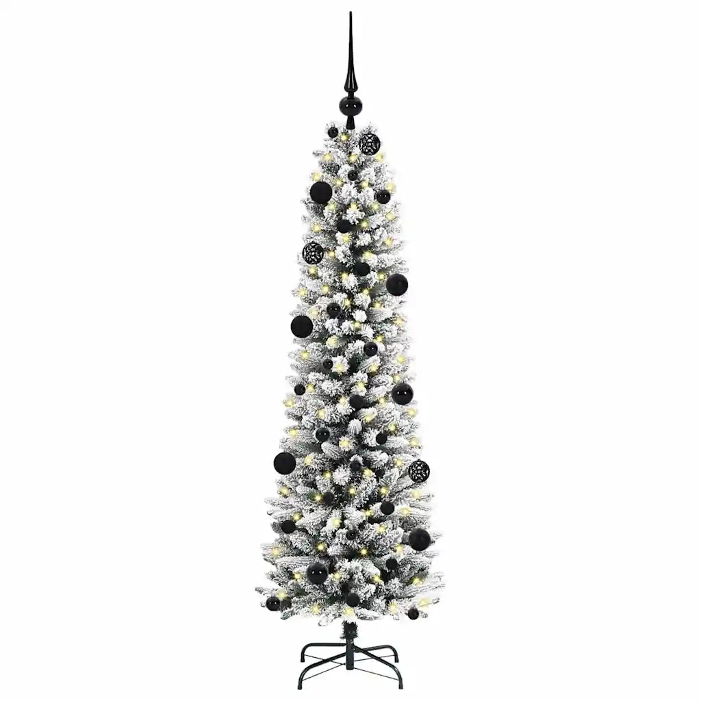 Albero di Natale artificiale con 150 LED Bianco 150 cm 3396094