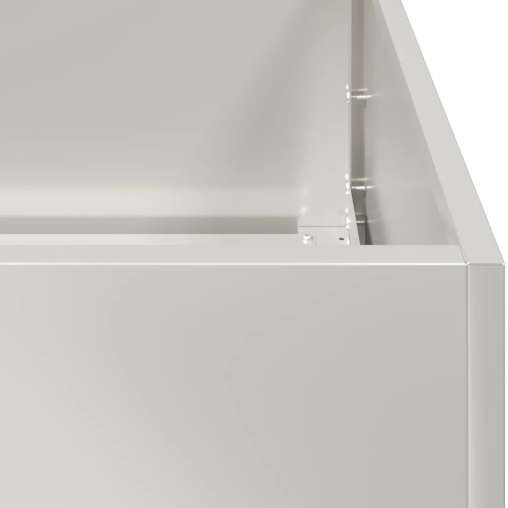 Fioriera 280x80x40 cm in Acciaio Inox