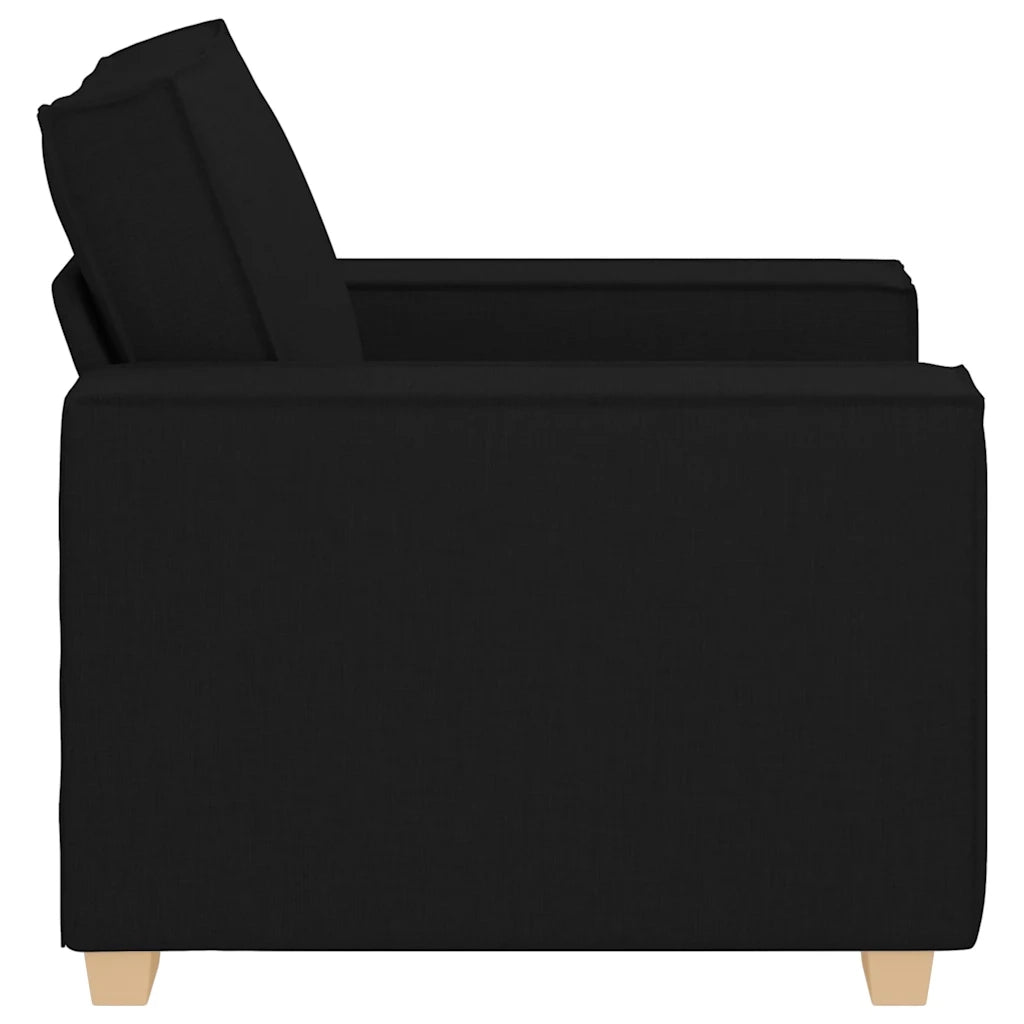 Poltrona-Divano Sedia-Sofa-Divanetto Nero 60 cm Tessuto