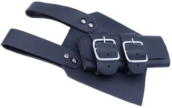 Holster/Piratenhouder in Pelle PU Duratura per Cosplay - Destra - Medievale Kikker in Pelle Nera