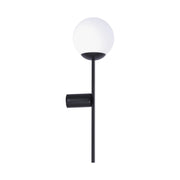 Applique ORBIT sfera vetro bianco nero E27 Zuma Line