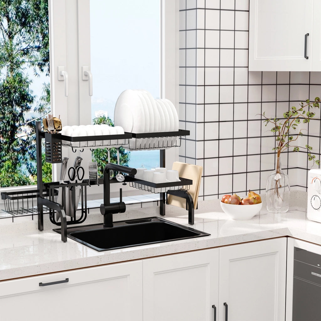 Scolapiatti estensibile ¨C Xylo ¨C 51-93 cm nero