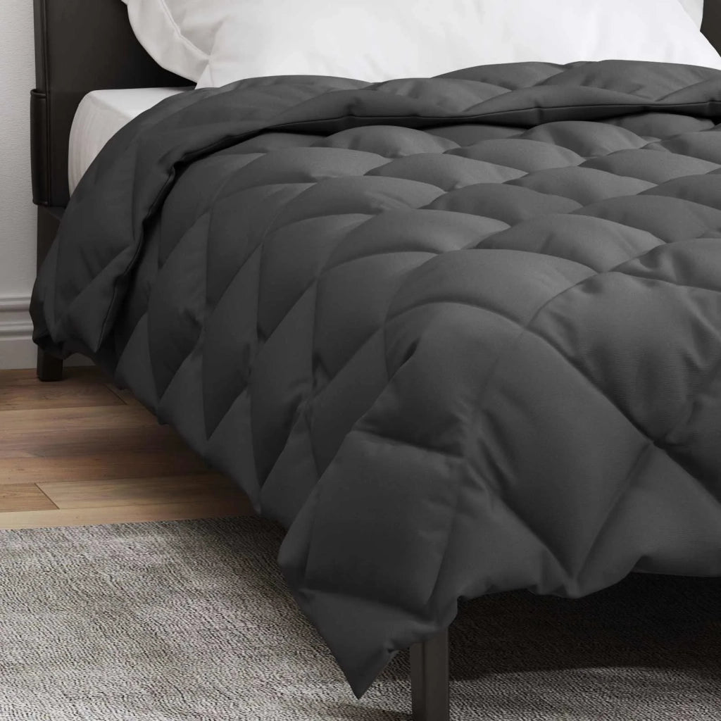 Duvet Invernale Antracite 155 x 220 cm Microfibra 42025651