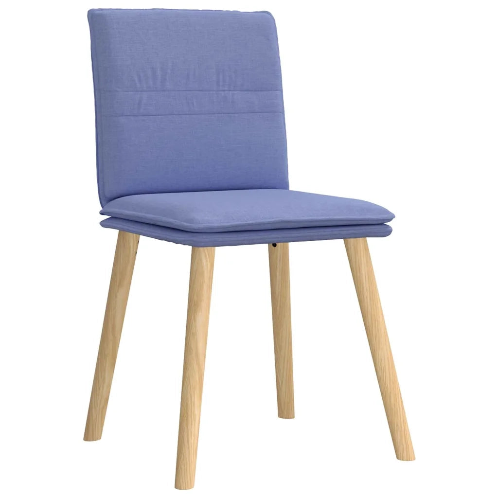Sedie da Pranzo 6 pz Blu Jeans in Tessuto 3315635