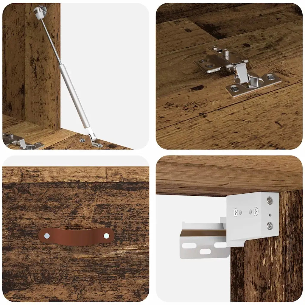 Armadietto a Muro | Mobiletto a muro Legno vecchio 100 x 36,5 x 35 cm