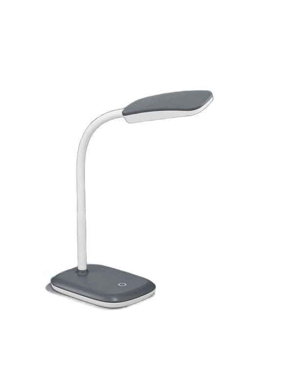 Lampada da scrivania BOA argento LED 3,5W dimmer RL