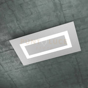 CARPET RETTANGOLARE MEDIO 4 LUCI GRIGIO 1137-RM-GR